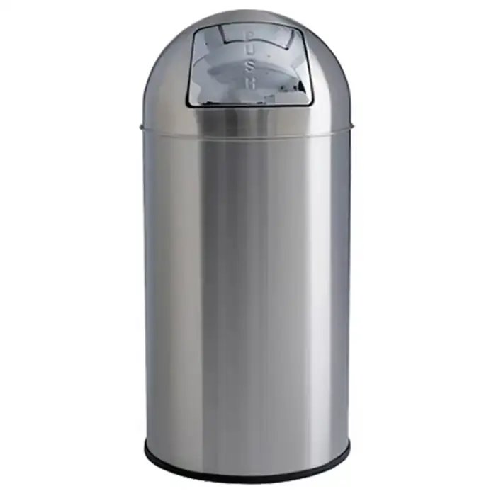 Poubelle à pédale 40L avec couvercle - HACCP