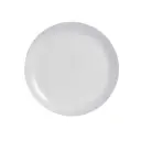 Assiette plate en verre trempé 25cm - Lot de 6
