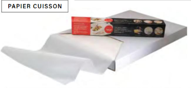 [4392] Papier sulfurisé en rouleau avec boite distributrice et lame de découpe
