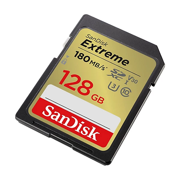 [4527] Carte mémoire 128 Go - SDXC UHS-3, haute performance pour photos et vidéos