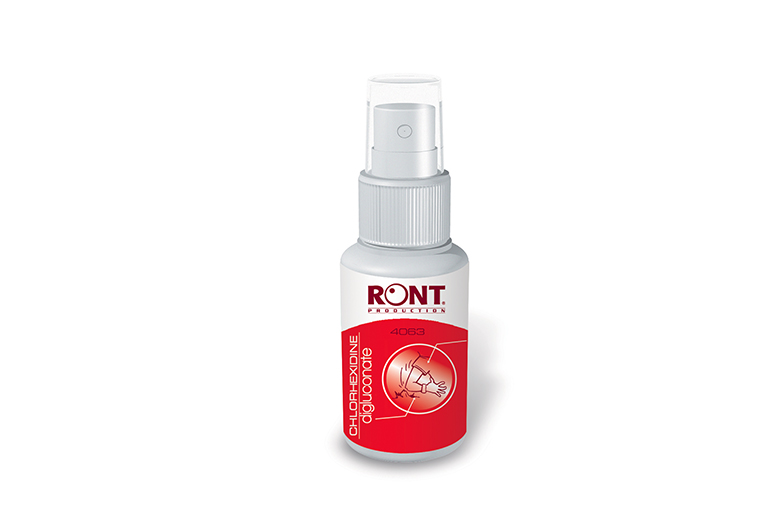 Spray désinfectant sans alcool à la Chlorhexidine, lot de 5