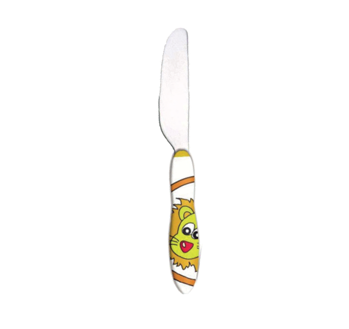 Couteau ergonomique en inox pour enfants 2ème âge, lot de 12