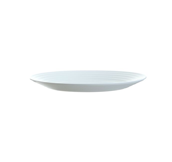 Assiette plate petit format en OPAL (Ø19cm), lot de 6