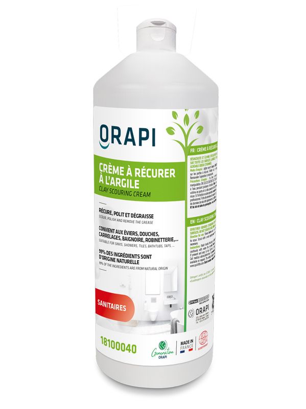 Crème à récurer à l'argile ECOCERT 1L