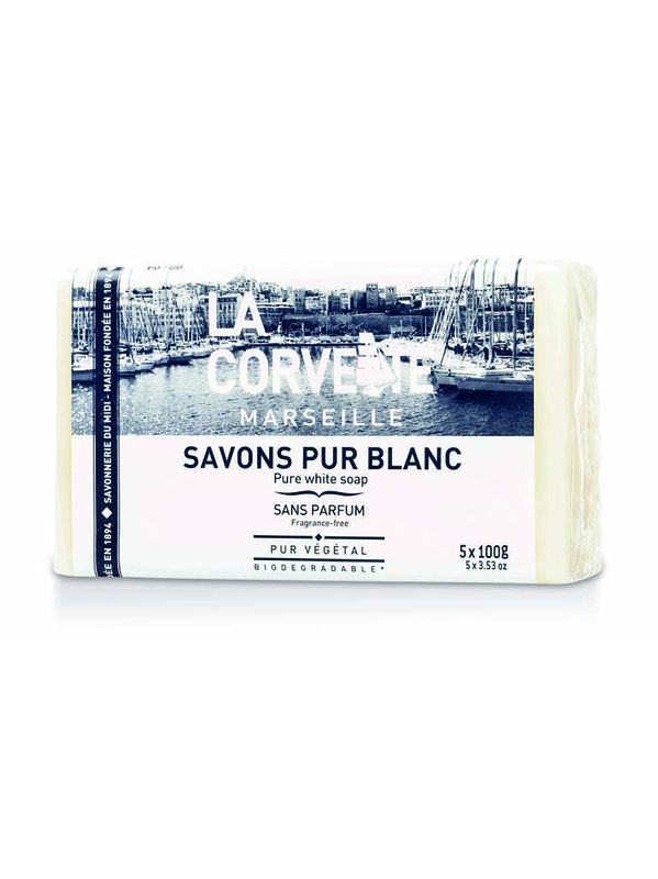 Savon de Marseille solide multi-usages, lot de 5