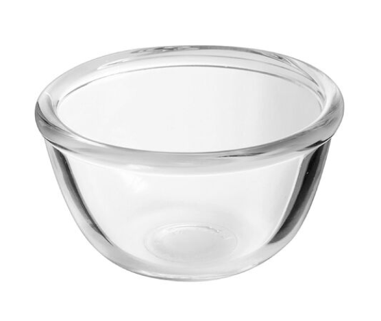 Coupelles en verre trempé résistant, lot de 6