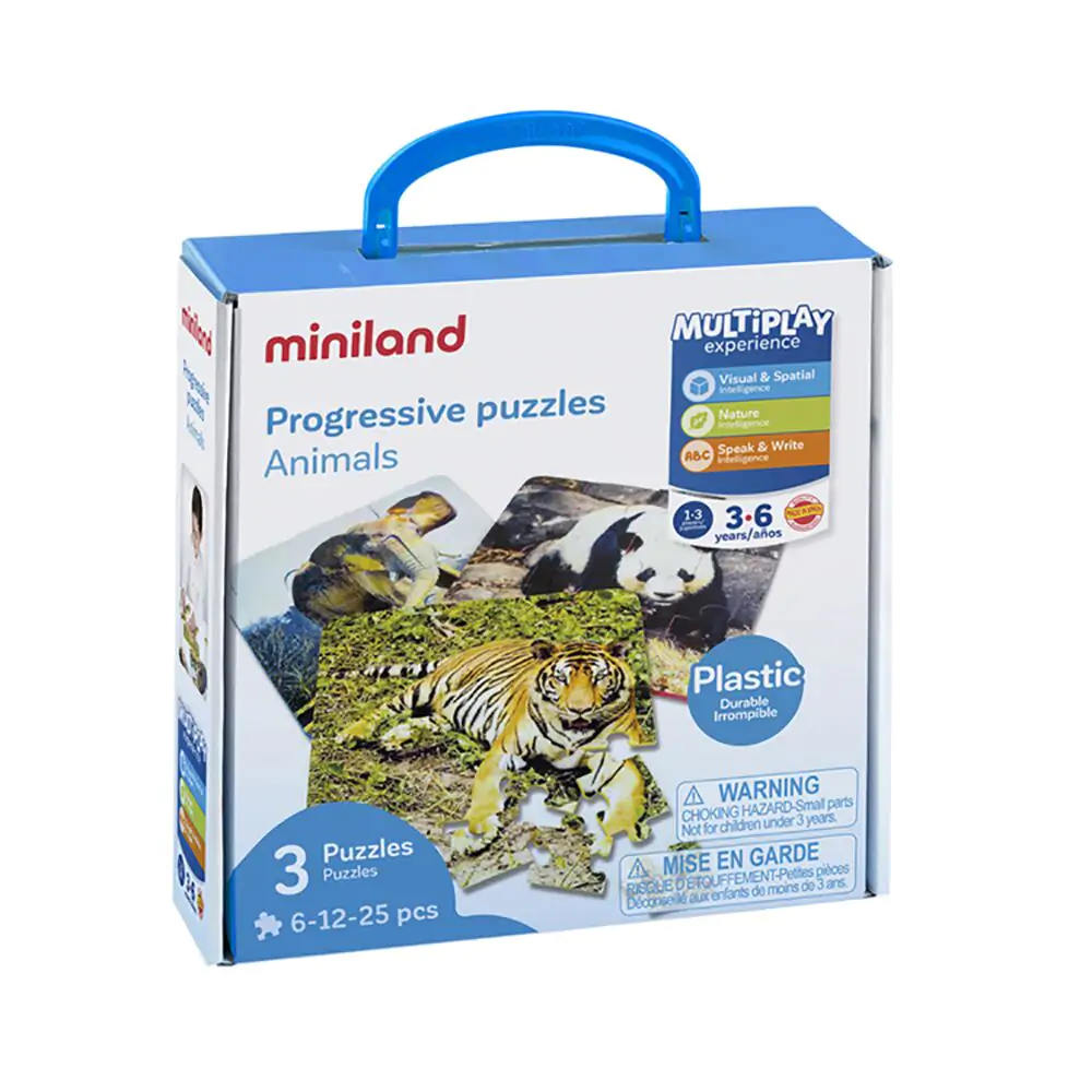 Puzzle Animaux Magnétique en Bois - Développe la Créativité et la Motricité fine