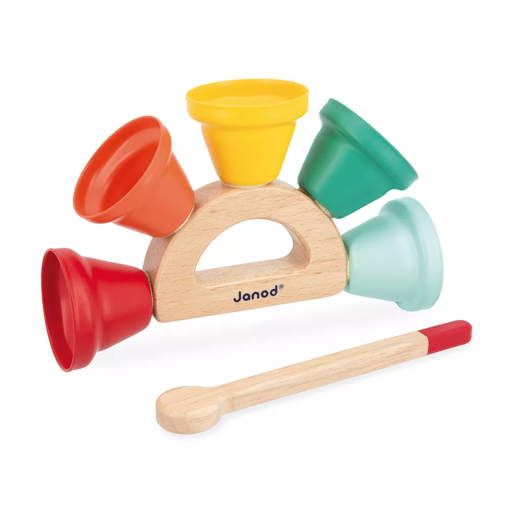 [2842] Jouet musical pour enfants - 5 clochettes