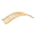 [6827] Arche d'escalade et bascule en bois pour enfants