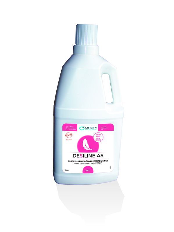 [9183] Assouplissant désinfectant linge pour textiles, bidon de 5L