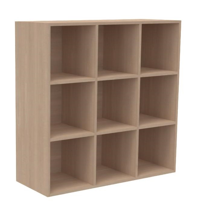 Meuble de rangement 9 cases K'Briol sans porte pour crèche et maternelle