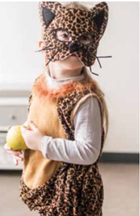 [8916] Déguisement léopard pour activités des enfants