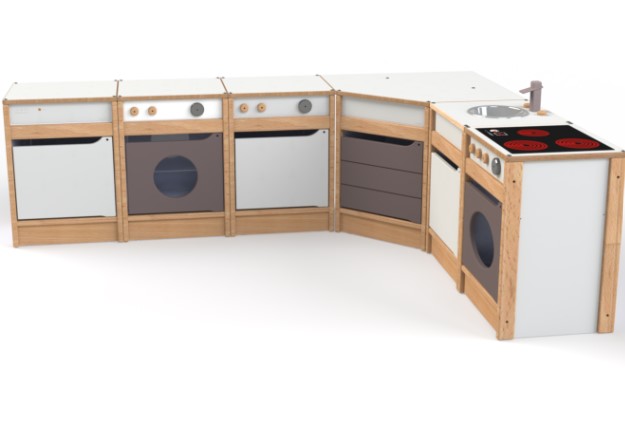 Ensemble de meubles d'imitation pour enfants, avec Tablette d'Angle