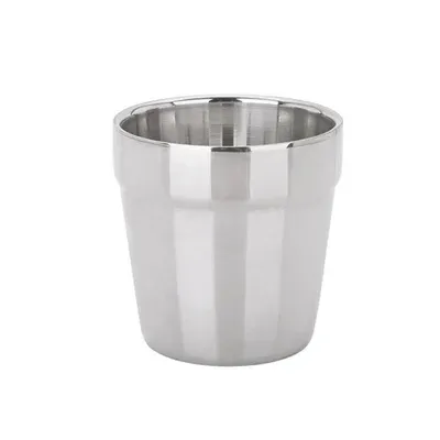 [1290_LOT] Gobelets en inox de 18 cl pour cantines et crèches, lot de 6