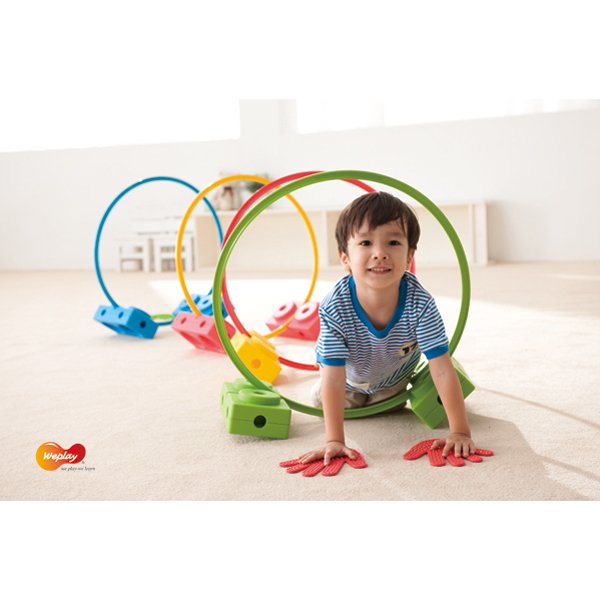 [9421] Kit de Parcours Moteur avec Obstacles pour Enfants