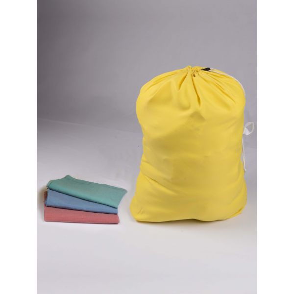 [6795] Sac à linge en polyester 49x87cm pour professionnels (Bleu)