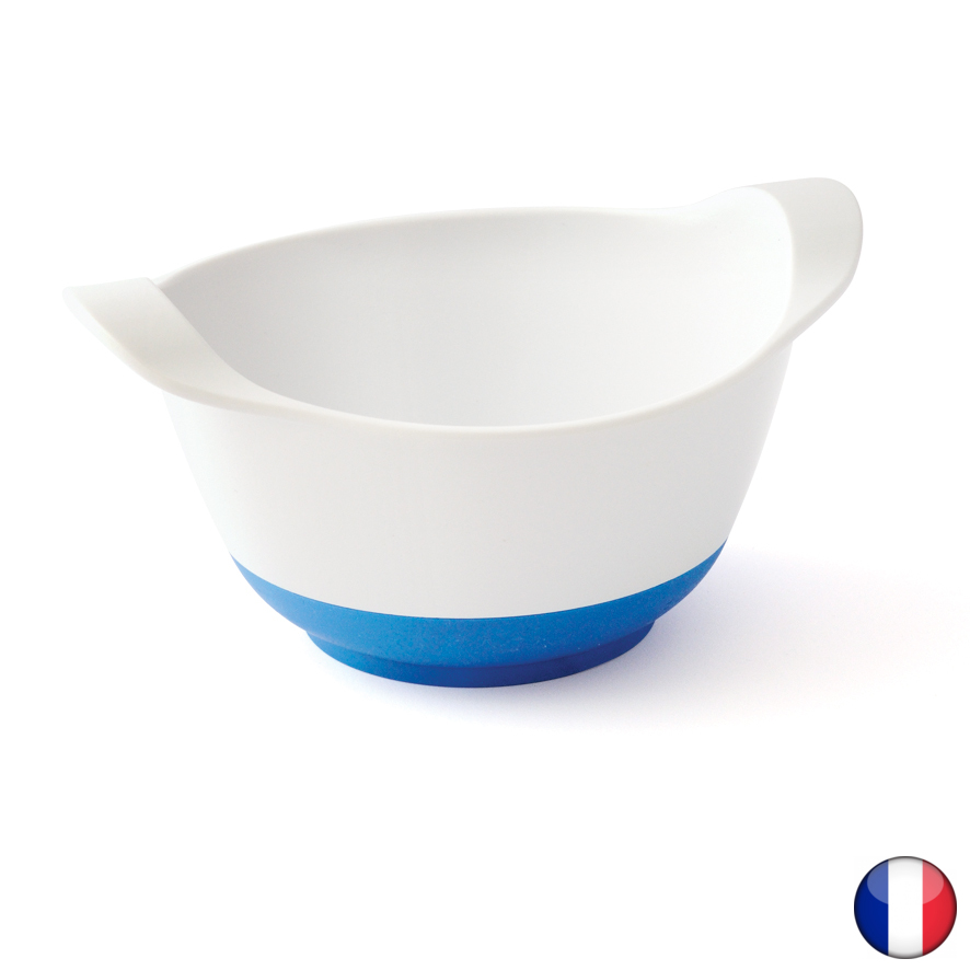 [796] Bol à oreilles 35 cl en mélamine avec antidérapant - Lot de 12 (Bleu)