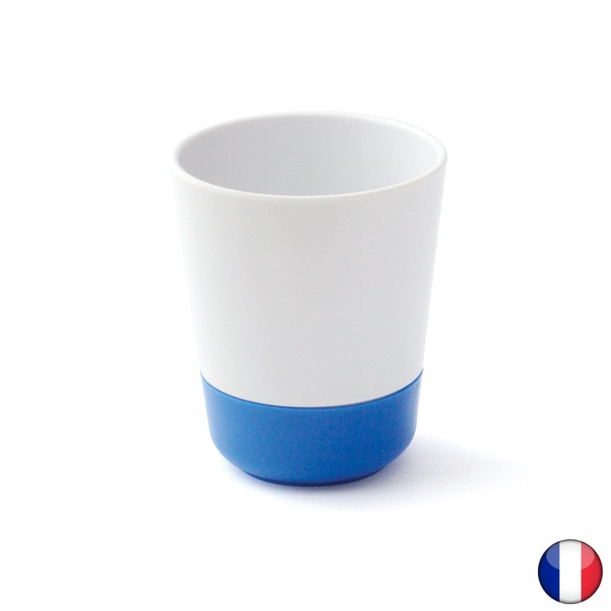 [7738] Gobelets 16 cl en mélamine avec antidérapant - Lot de 12 (Fushia)