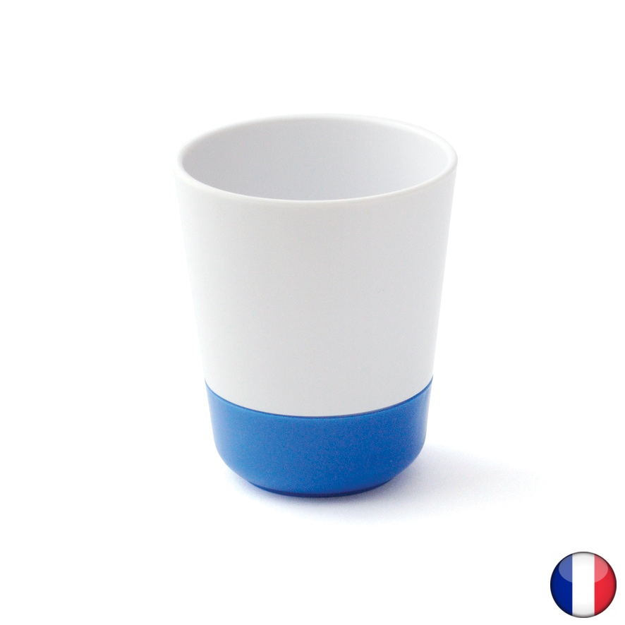 Gobelets 16 cl en mélamine avec antidérapant - Lot de 12