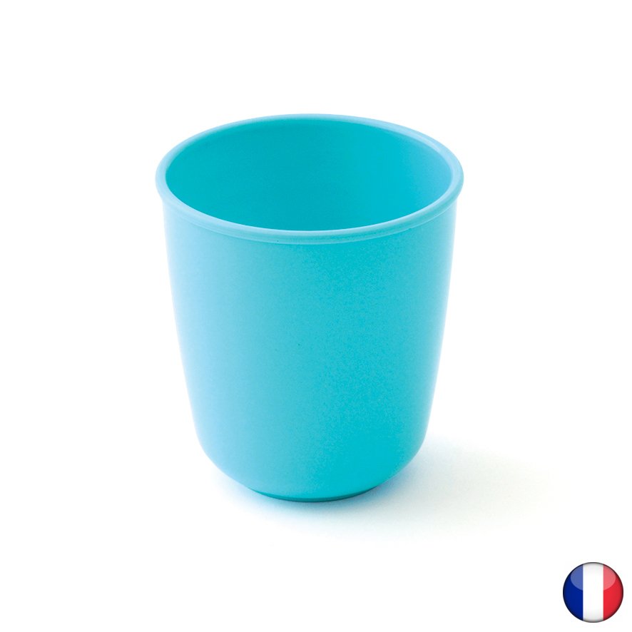 [806BLANC] Gobelet ergonomique 15 cl en polypropylène - lot de 12 (Blanc)
