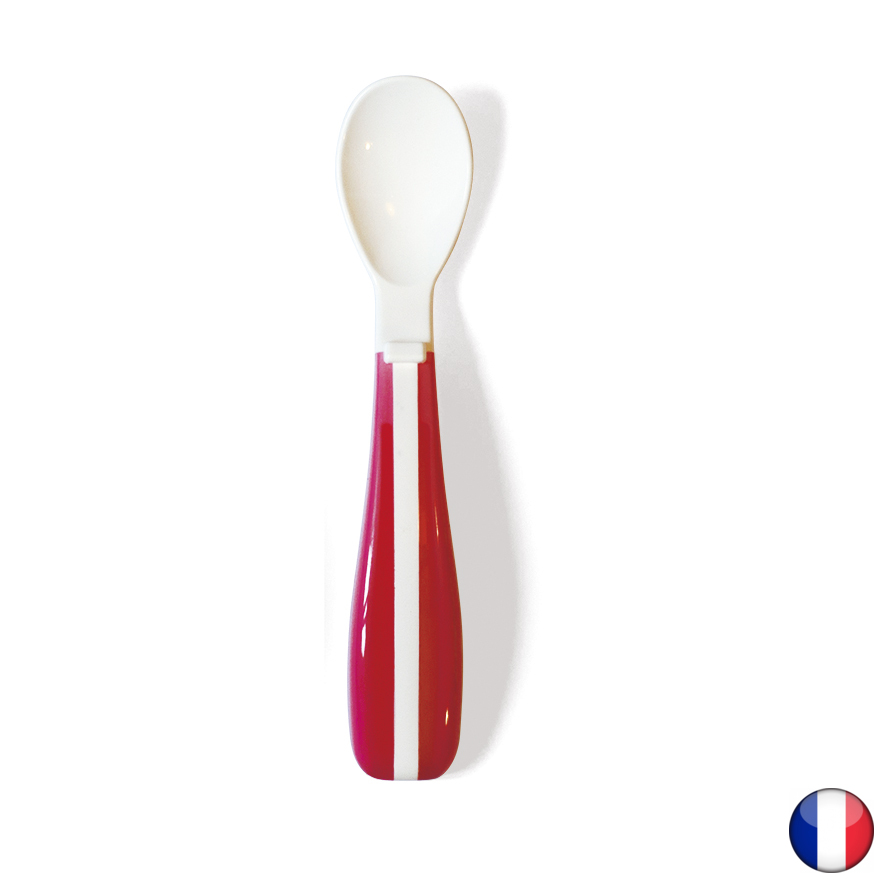 Cuillère bicolore en polypropylène - lot de 12