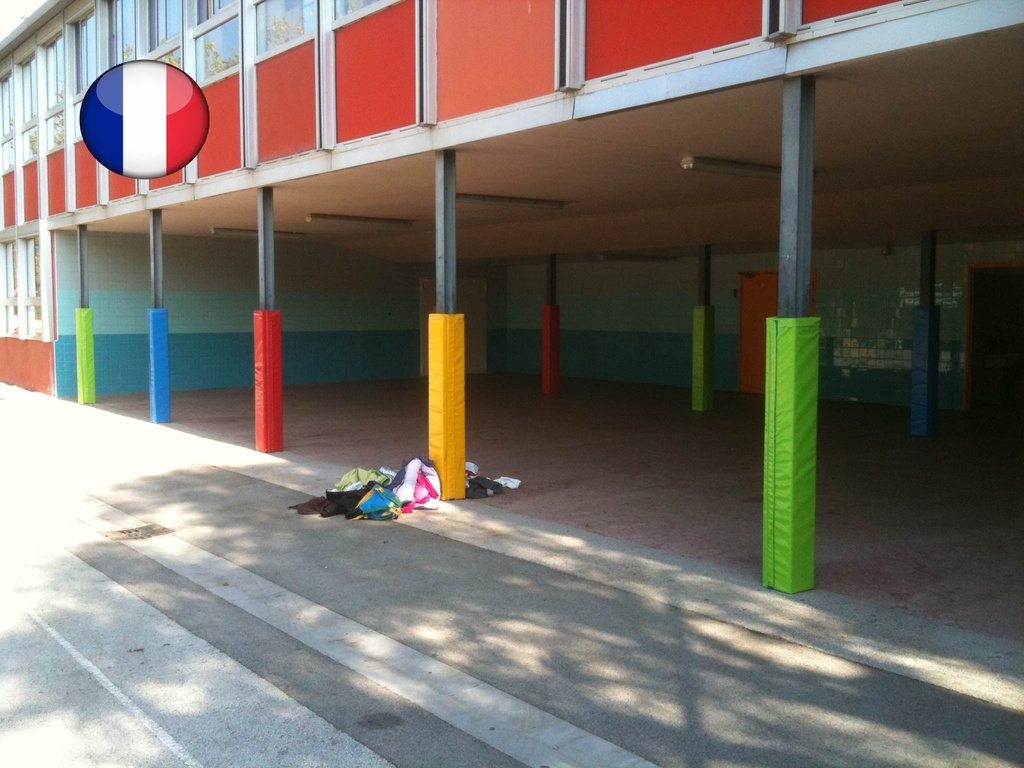 Protection de poteau carré ou rectangle pour extérieur, hauteur 1m