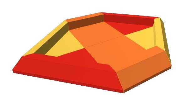 [6434] Combinaison de tapis en mousse pour bébés 375x270x25cm - 6 éléments (Nuancier cocon)