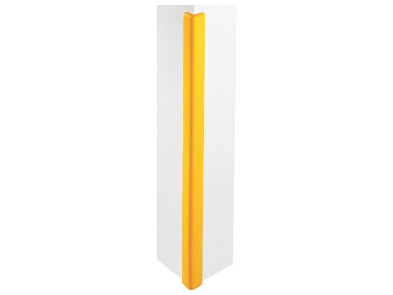 [6477] Protection d'angle de mur en mousse avec fixation velcro - Hauteur 1,5m (Argile)
