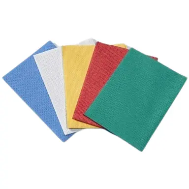 Lavette super non tissée 80g/m² jaune 35x50cm, sachet de 25u.