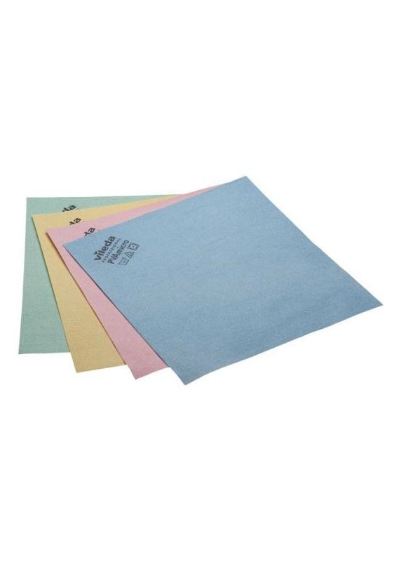 [5922] Lavette en microfibre impregnée PVA, lot de 5 (Bleu)