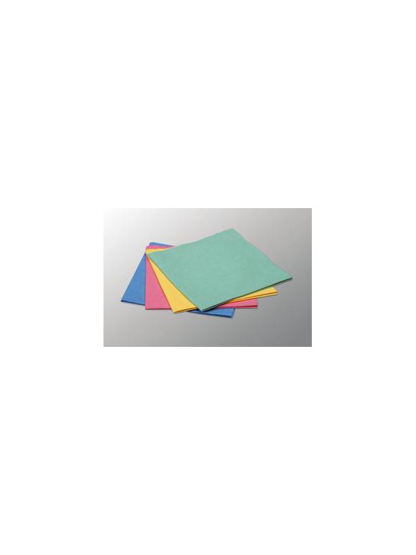 [1187] Lavette en microfibre rose 40x42 cm, lot de 5 (Jaune)