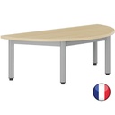 Table demi-cercle pour enfants, tailles 0 à 4, robuste et adaptable