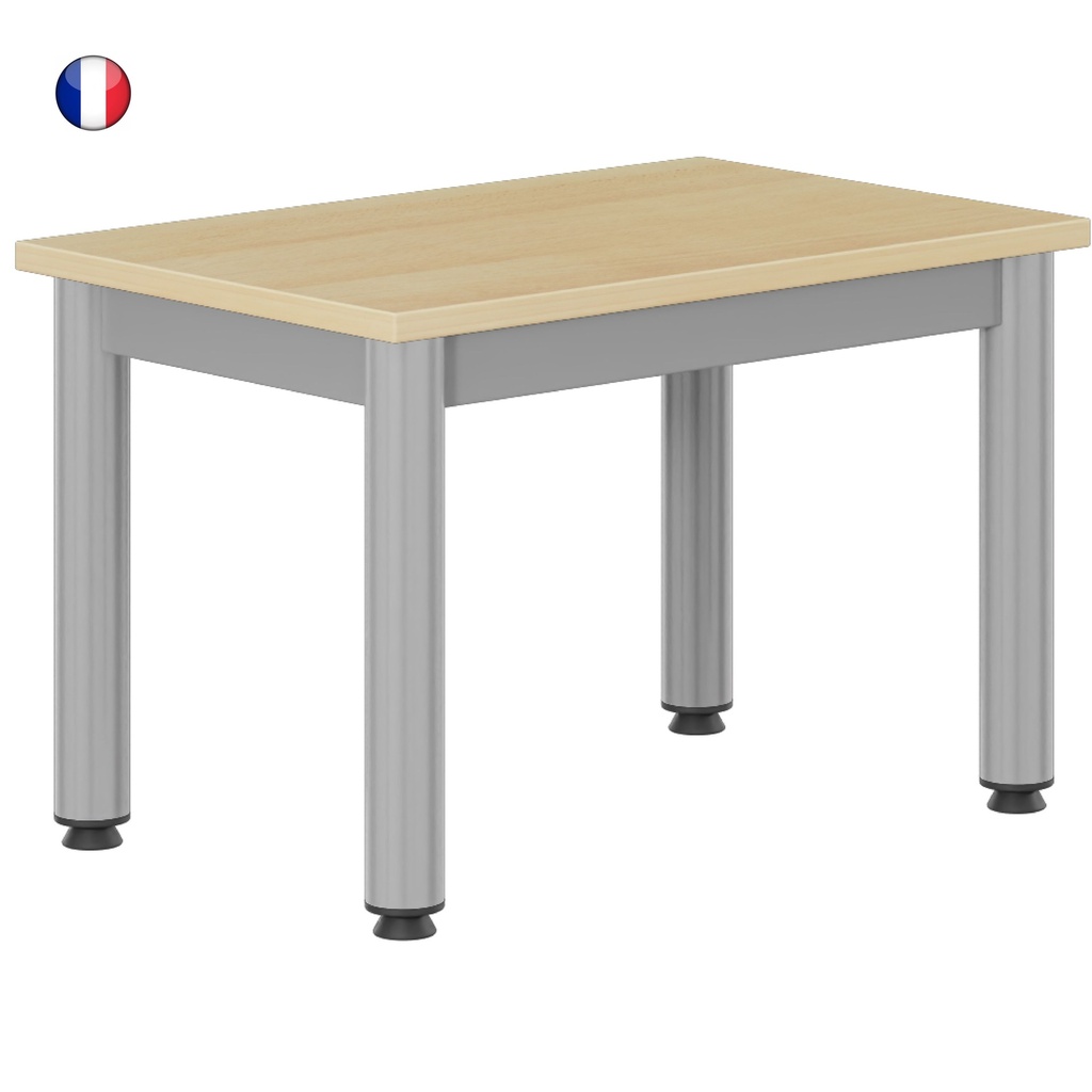 Table rectangulaire enfant 60x50 cm avec angles adoucis - Tailles 0 à 3