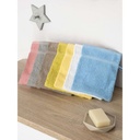 Gants de toilette en coton pour crèches, Lot de 12