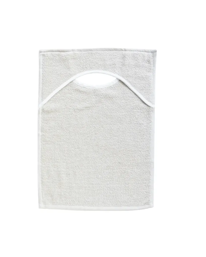Bavoir à encolure américaine pour crèche et maternelle – 35x50 cm ou 30x40cm – lot de 10