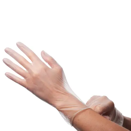 Gant TPE non poudré pour préparations alimentaires, boîte de 100