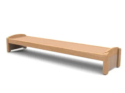 [3968] Petit Banc gigogne à l'unité, hauteur d'assise 17cm (Bleu)