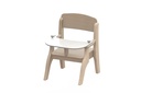 Fauteuil en hêtre massif pour enfants avec tablette amovible