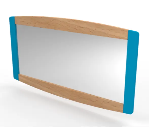 [8465] Miroir mural 120 x 60 cm  (Bleu)