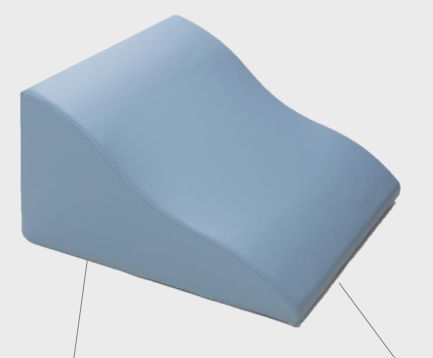 [6718] Module de motricité incliné ondulé en mousse pour crèche (Argile)
