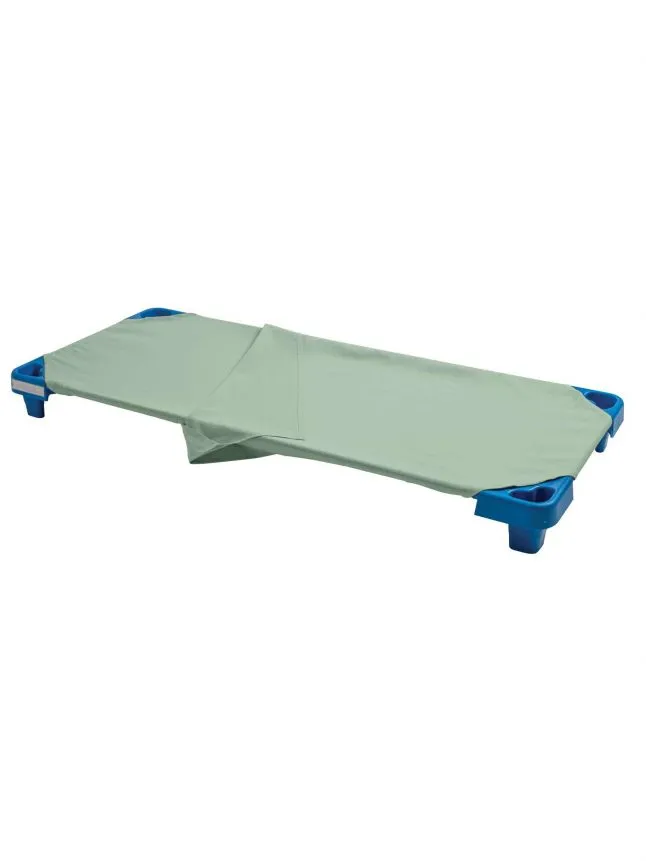 Drap sac pour lit couchette en crèche et maternelle avec soufflet d'aisance, lot de 2