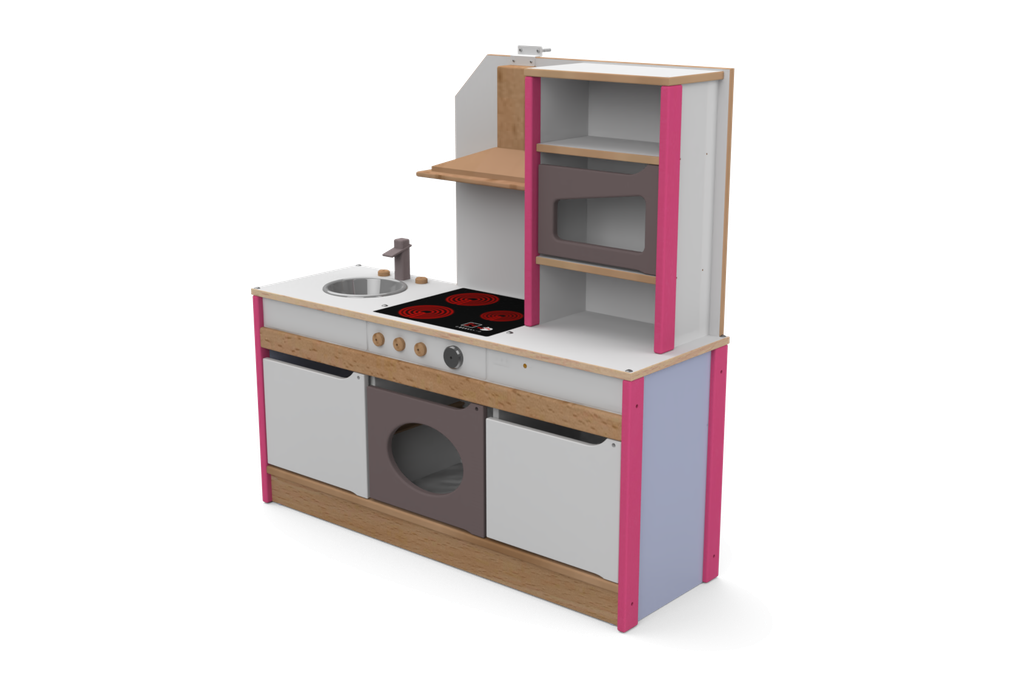 Ensemble de meubles d'imitation pour espaces jeux professionnels