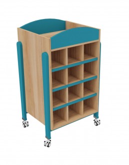 [8338] Meuble de Rangement K'Briol pour doudous finition verni naturel ou coloré (Blanc)