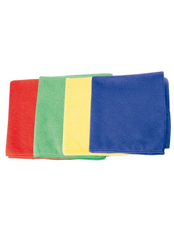 [5268] Lavette microfibre 32x36cm, lot de 5 (Bleu)