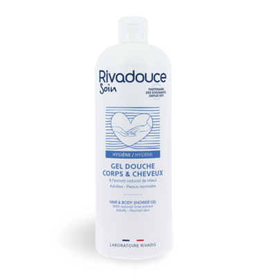 [9349] Gel douche 2 en 1 corps et cheveux - Usage quotidien (500ml Avec pompe)