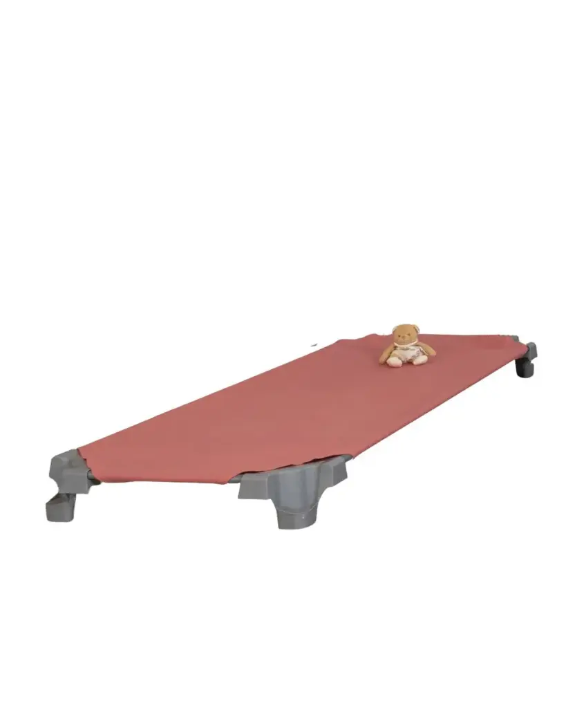 [7174] Draps housses pour couchette en matière recyclée, lot de 4 (Naturel)