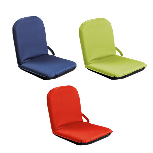 [5445] Cale dos - assise de sol ergonomique CLAPP avec dossier réglable (Bleu)