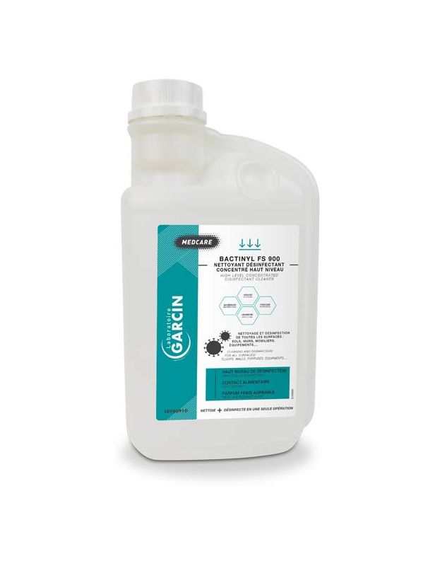 Nettoyant désinfectant concentré pour sols et surfaces alimentaires