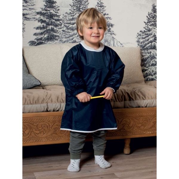 Tablier imperméable pour activités des enfants, tailles 12-18 mois ou 18-24 mois, lot de 2