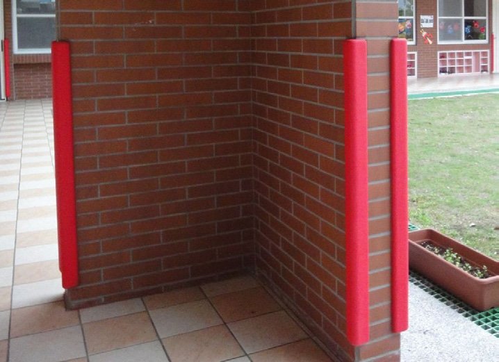 [6265] Protection d'angle pour crèche et maternelles, résistante aux intempéries (Blanc)